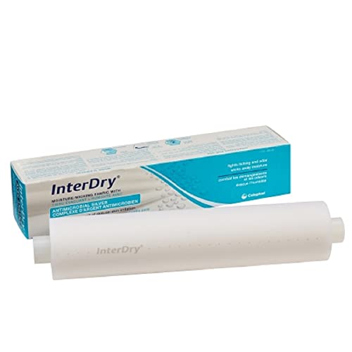 Coloplast InterDry Ag Textile with Antimicrobial Silver Complex, 10″ x 12 ft. Roll